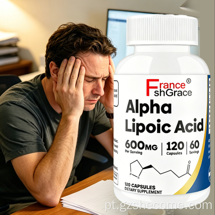 Shecome suplementos de ácido alfa lipóico extrato de semente de uva